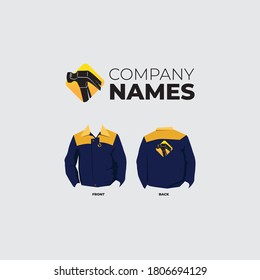 hammer logo illustration good for construction company 