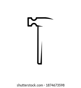 hammer logo on white background for your web site design,app,logo,UI.Vektor illustration