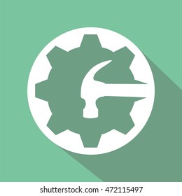 Hammer logo vector