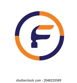 vector de logotipo de martillo y f letter.eps