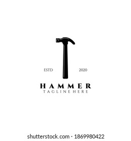 hammer logo vector illustration design