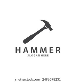 Hammer Logo, Vektorgrafik-Design, kreatives Design