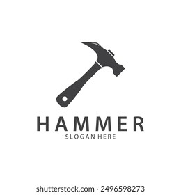 hammer logo vector illustration design creative design