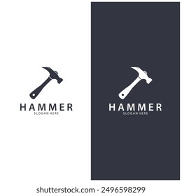 hammer logo vector illustration design creative design