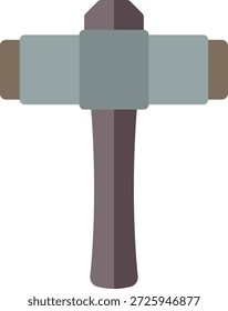 Hammer, Mallet, Vorschlaghammer, Symbol für mittelgroße Waffe