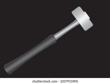 Hammer for mechanics Vector illustrations
