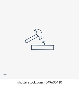 hammer, nail
