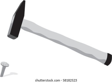 Hammer and nail