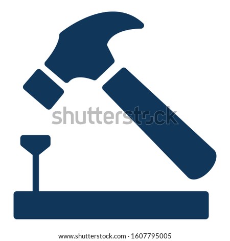 
Hammer, hammer for nail fixer Isolated Vector Icon which can be easily modified or edited
