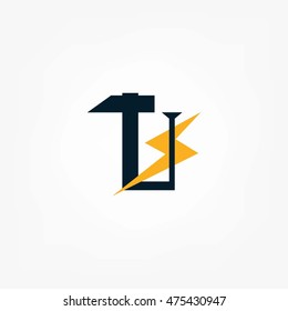Hammer and nail icon