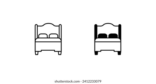 hammer and nail icon with white background vector stock illustration