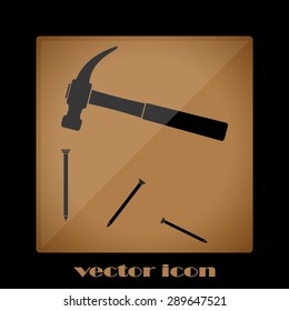 hammer and nails
