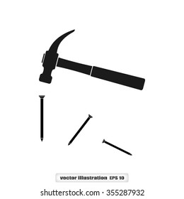 hammer and nails