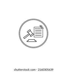 Hammer and notebook isolated  Free Vector