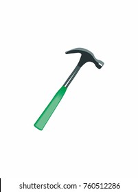 
Hammer on a white background