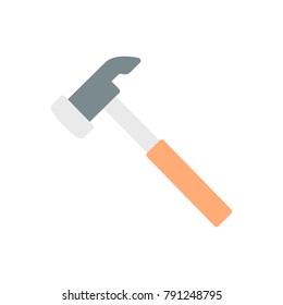 Hammer renovation flat icon