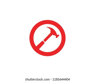hammer, repairing logo design inspiration