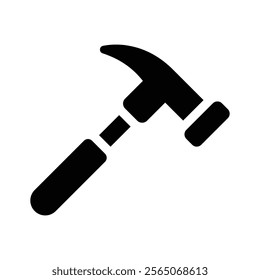 A hammer, representing tools, building, construction, or repair