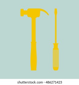 Hammer and screwdriver Icon