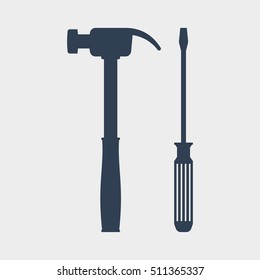 Hammer and screwdriver Icon