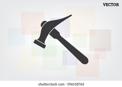 Hammer for shoe repair icon vector illustration eps10.