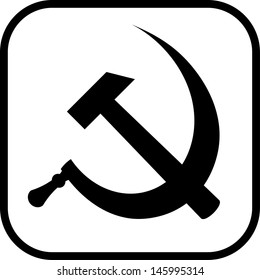 Hammer and Sickle vector icon