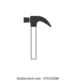 Hammer silhouette icon