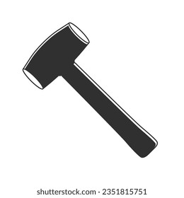 Hammer Silhouette Vector, Hammer Vector, Hammer illustration, Carpenter Vector, Mechanic silhouette, Mechanic Tools, Carpenter tools, Worker elements, Labor equipment, Labor Day, Worker day