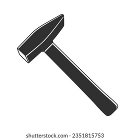 Hammer Silhouette Vector, Hammer Vector, Hammer illustration, Carpenter Vector, Mechanic silhouette, Mechanic Tools, Carpenter tools, Worker elements, Labor equipment, Labor Day, Worker day