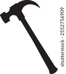 Hammer silhouette vector, Vector, Hammer Vector, Hammer illustration on white background 