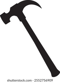 Hammer silhouette vector, Vector, Hammer Vector, Hammer illustration on white background 