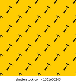 Hammer slag of welder pattern seamless vector repeat geometric yellow for any design