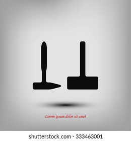 Hammer and Sledgehammer icon