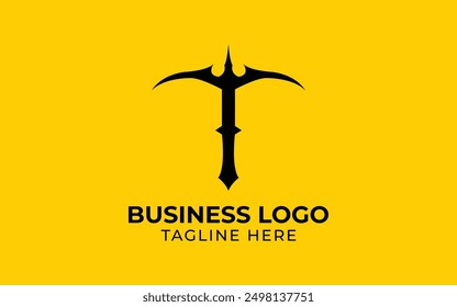  Hammer symbol Flat vector sign, Vintage hammer logo for business.