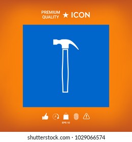 Hammer symbol icon