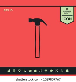 Hammer symbol icon