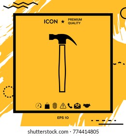 Hammer symbol icon