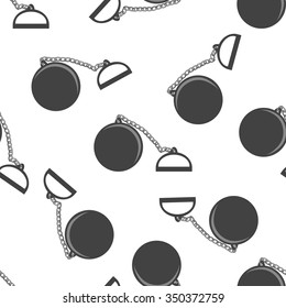 Hammer throw seamless vector pattern. Background of hammer throw. Isometric sports equipment texture.