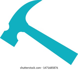 hammer tool building construction icon