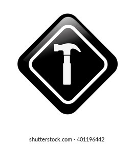 hammer tool design, vector illustration