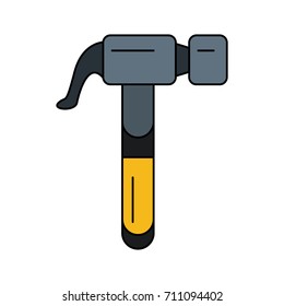 hammer tool icon image 