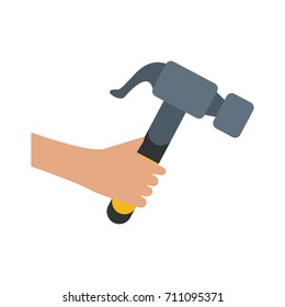 hammer tool icon image 