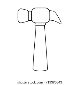 hammer tool icon image 