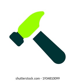 hammer tool icon or logo illustration