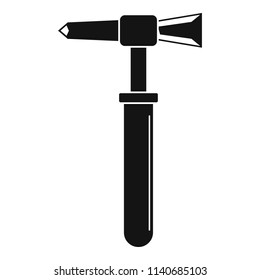 Hammer tool icon. Simple illustration of hammer tool vector icon for web design isolated on white background