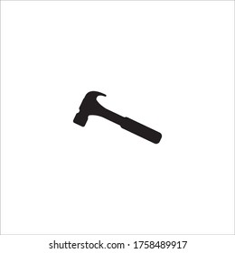 plantilla de diseño de vectores de iconos de herramientas de martillo