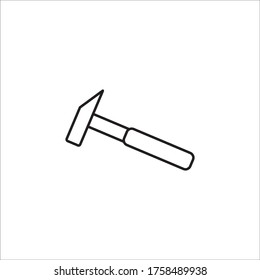 hammer tool icon vector design template