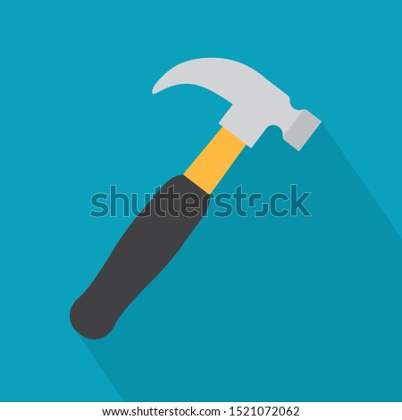 hammer tool icon- vector illustration