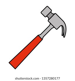 hammer tool isolated icon