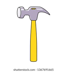 Hammer tool isolated icon